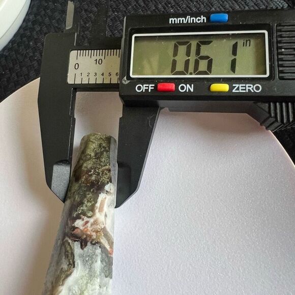 Moss Agate Crystal‎ Meditation Wand (#3) - Picture 8 of 12